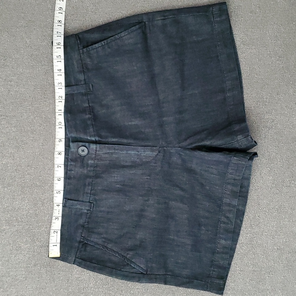 π SOLD π LOFT Dark Blue Denim Shorts SIZE: 8 - Picture 5 of 11